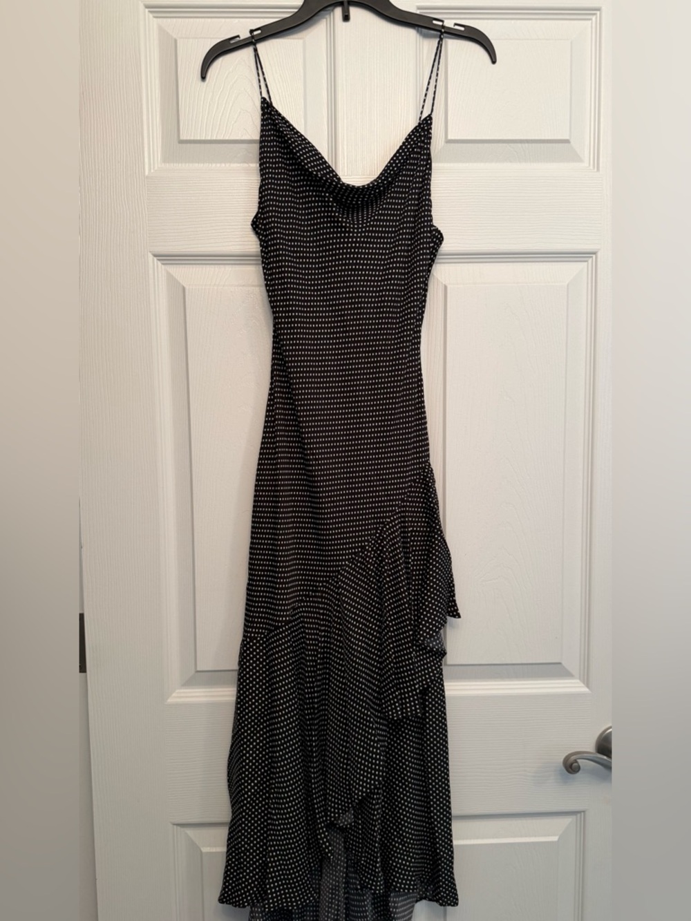 Alice + Olivia Black and White Polka Dot Dress